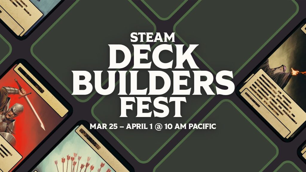 Steam推出“牌组构建游戏节” 4月1日10点（PT）结束