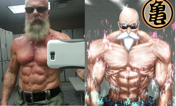 瑞典真实版龟仙人 62岁大爷晒肌肉照网络走红